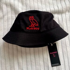 OVO x PLAYBOY Bucket Hat Black/Red